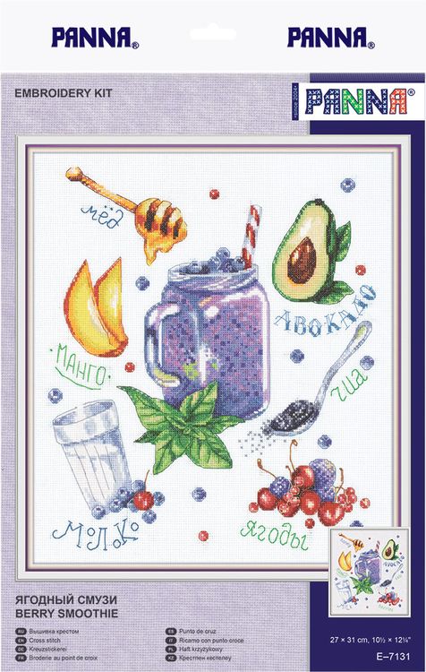 Набор для вышивания «Ягодный смузи» — картинка 2