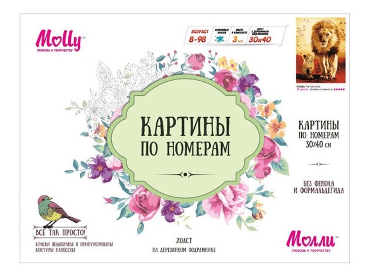 Картина по номерам «На прогулке» — картинка 3