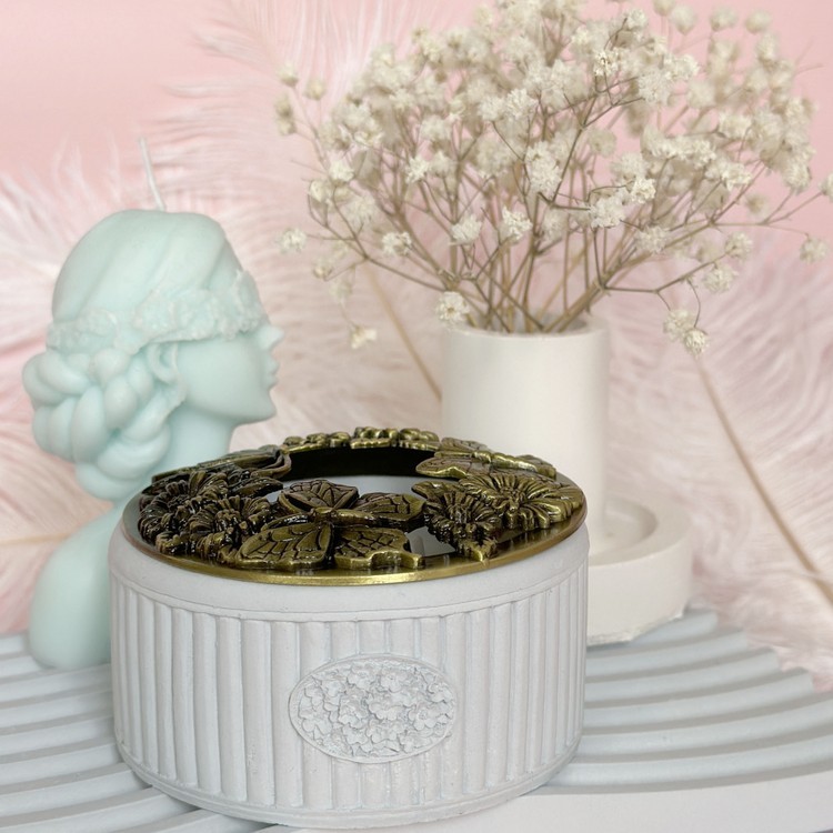 Декоративная крышка из металла №5, d 8см, Epoxy Master — картинка 2