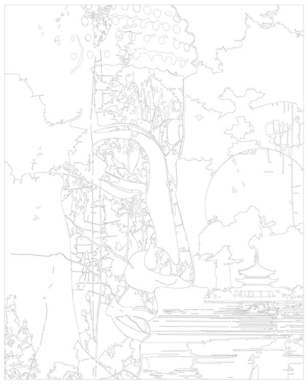 Картина по номерам «Религия буддизм: Будда арт, Япония» — картинка 3