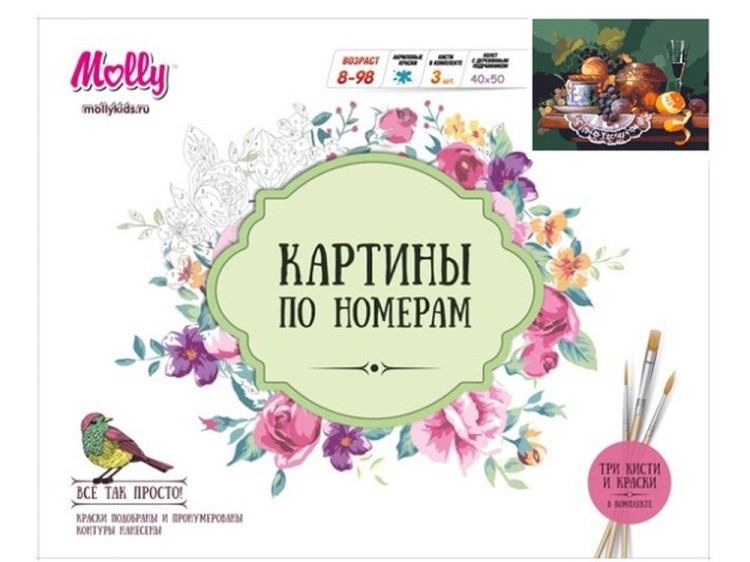 Картина по номерам «Завтрак поэта» — картинка 3