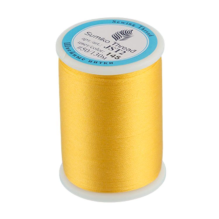 Нитки для вышивания SumikoThread, цвет: №145 желтый, 130 м