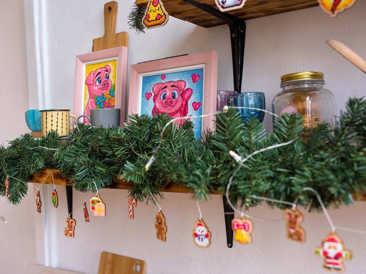 Алмазная вышивка «Влюбленная свинка» — картинка 4