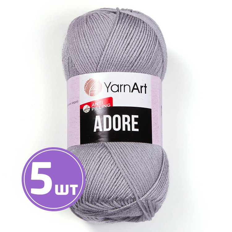 Пряжа YarnArt Adore (Адоре) (346), ангора, 5 шт. по 100 г