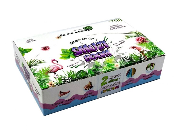 Шоу-бокс Слайм Smuzi Boom Флоат, 6 цветов 200 гр
 — картинка 7