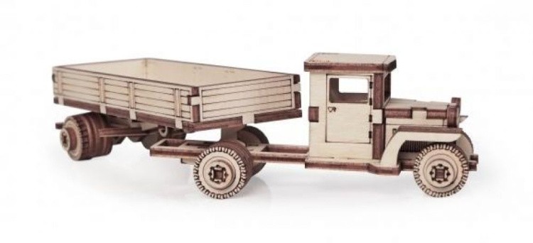Конструктор из дерева «Грузовичок с прицепом», Армия России — картинка 2