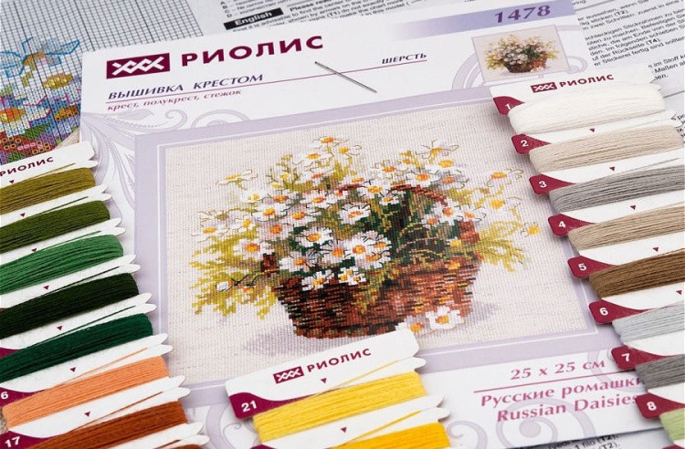 Набор для вышивания «Русские ромашки» — картинка 6