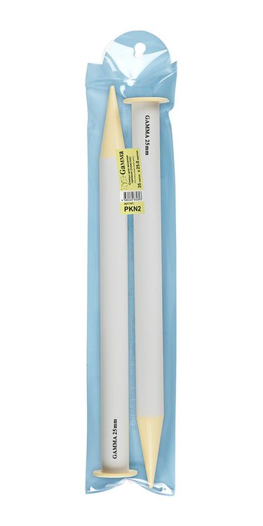 Спицы прямые 35 см, пластик, d 25 мм, Gamma — картинка 2