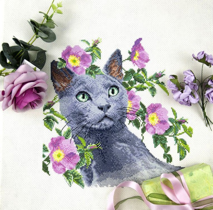 Набор для вышивания «В цветах шиповника» — картинка 2