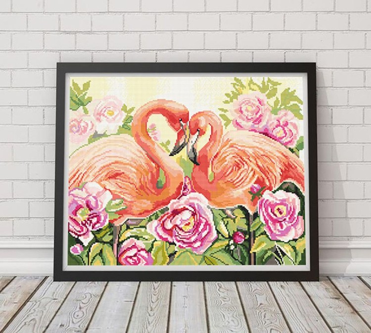 Алмазная вышивка «Сладкая парочка» — картинка 2