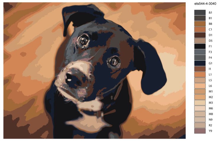 Картина по номерам «Верный друг» — картинка 2