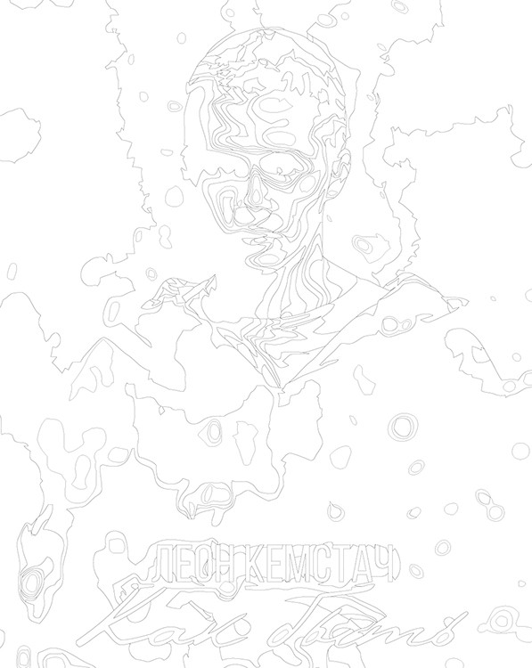 Картина по номерам «Слово пацана Кровь на асфальте: Леон» — картинка 3