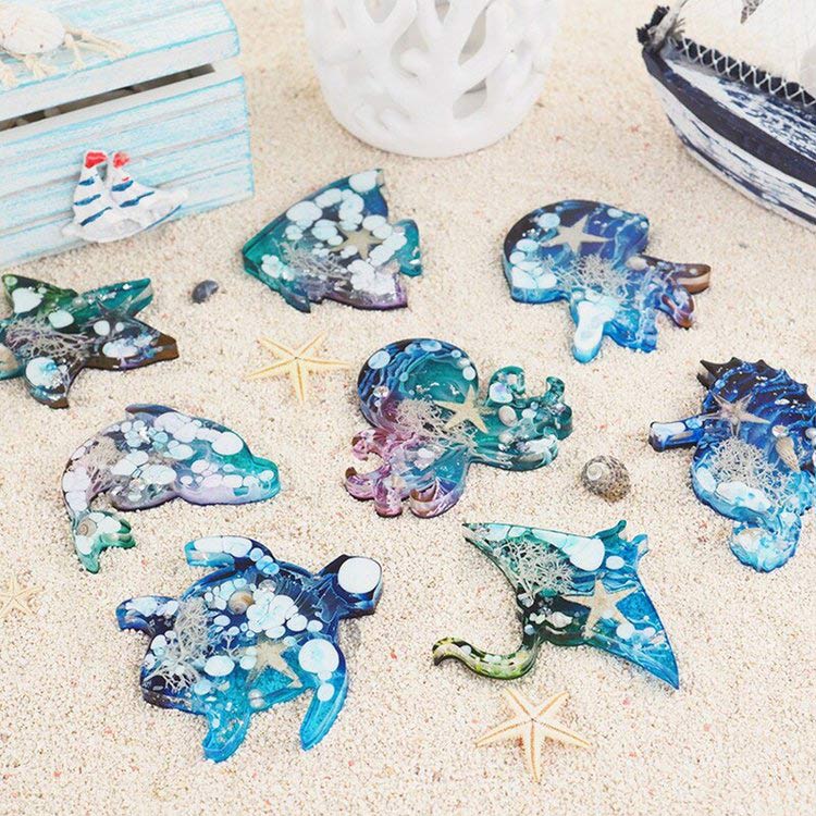 Силиконовый молд - Морской №2, 26x13см, 1 шт. — картинка 2