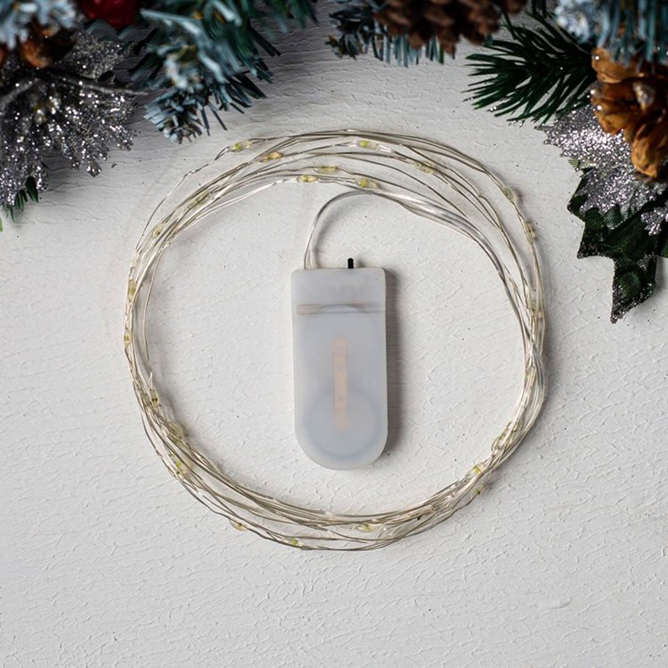 Гирлянда электрическая для заливки в смолу, Белый свет — картинка 3