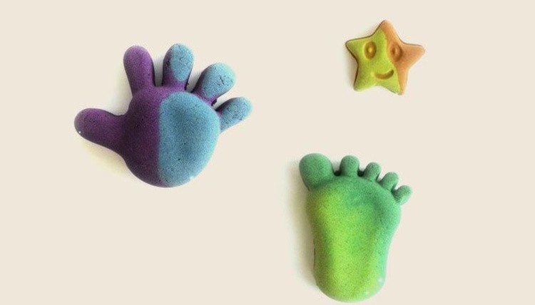 Термохромный песок Лепа 0.5 кг, переход из фиолетового в синий — картинка 4