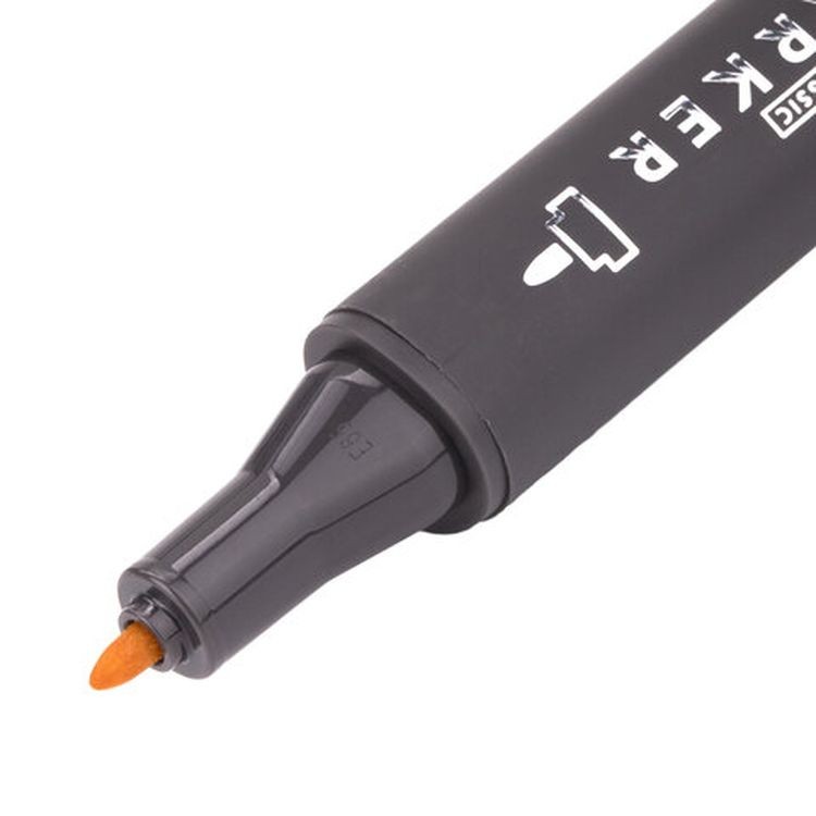 Маркер для скетчинга двусторонний 1 мм - 6 мм BRAUBERG ART CLASSIC, цвет: пастельный желтый — картинка 4