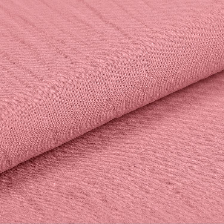 Ткань Хлопок крэш, 5 м х 150 см, 90 г/м², цвет: ягодный, TBY — картинка 3