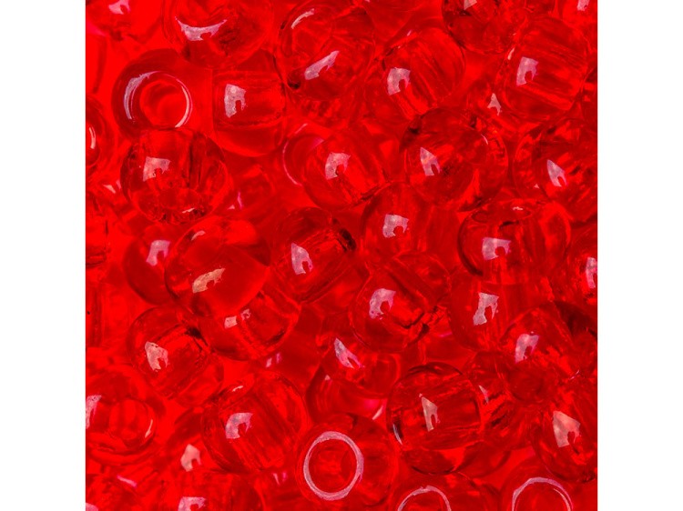 Бисер Чехия круглый 311-19001 5,5 мм 03/0, 50 г, цвет: 90070 красный