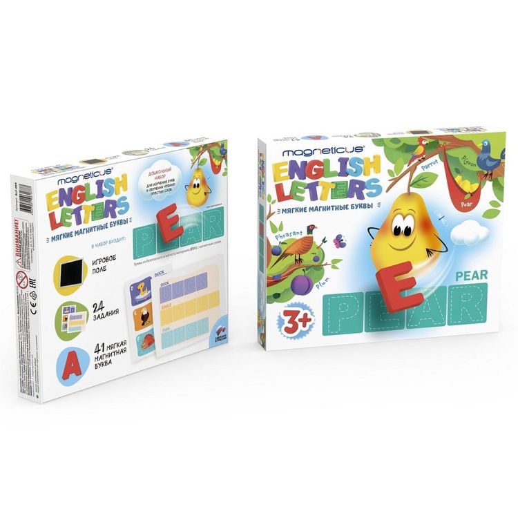 Обучающий набор «Мягкие магнитные буквы. Английский язык» — картинка 2