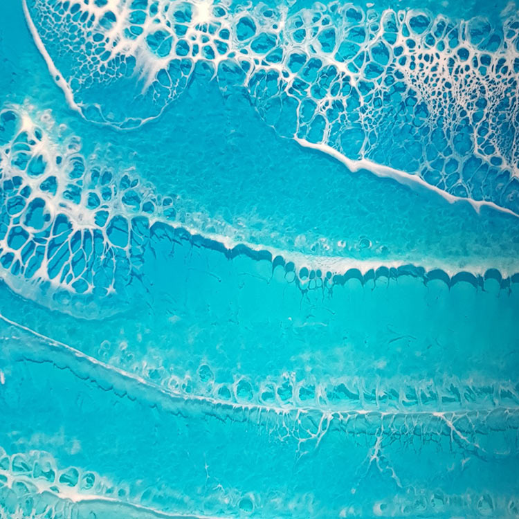 Порошок Resi-WAVE для 3D-эффекта морской пены 40 мл, ResinArt — картинка 2