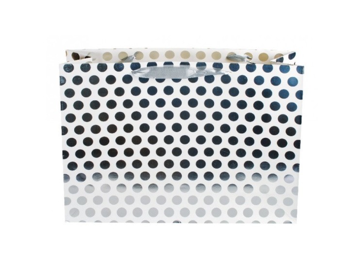 Подарочный пакет «Серебряный горох» — картинка 2