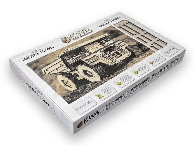 Конструктор из дерева «BELAZ 75600», Eco Wood Art — картинка 8