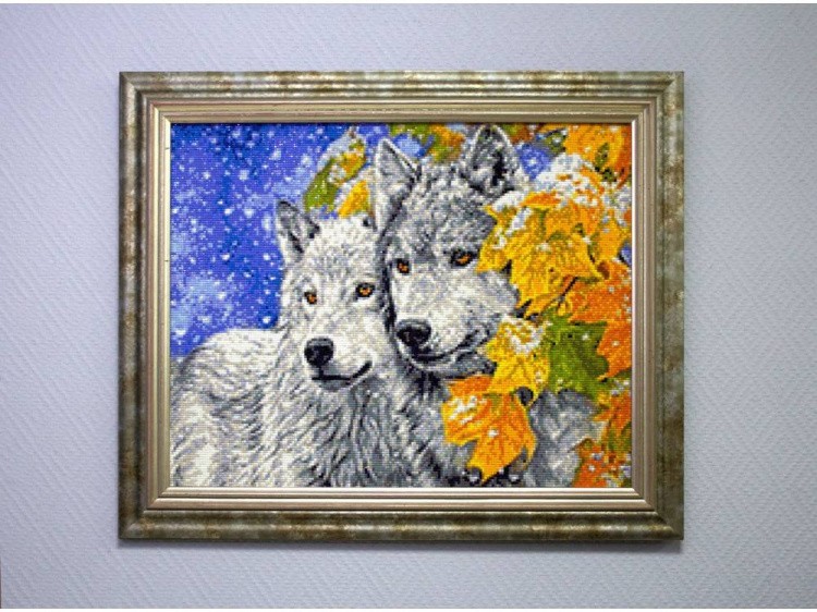 Алмазная вышивка «Кленовые листья» — картинка 3