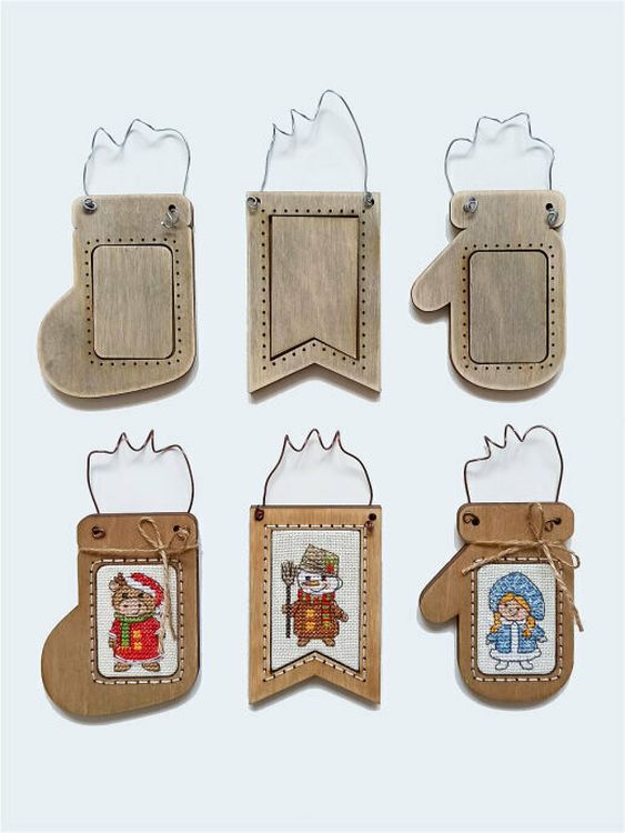 Набор рамок «Новогодние подвески 02» — картинка 2