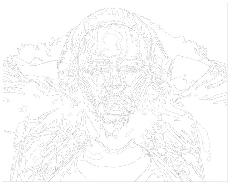 Картина по номерам «Рэп-группа Каспийский груз: Брутто 2» — картинка 3