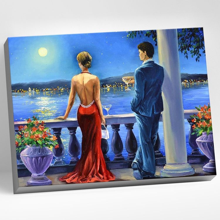 Картина по номерам «Романтический вечер»