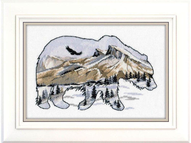 Набор для вышивания «В мире животных. Медведь» — картинка 2