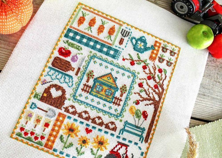 Набор для вышивания «Семплер. На любимой даче» — картинка 4