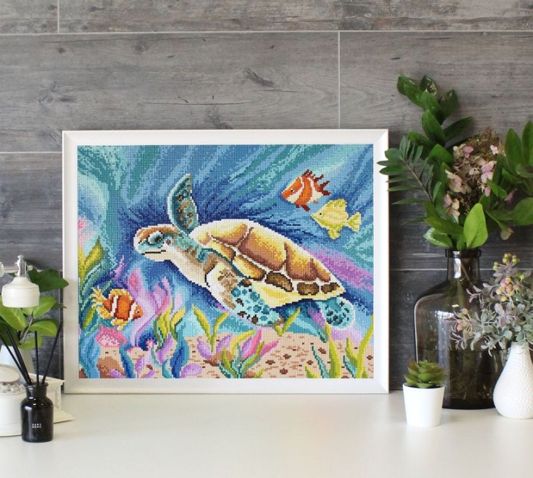 Алмазная вышивка «Морской житель» — картинка 2