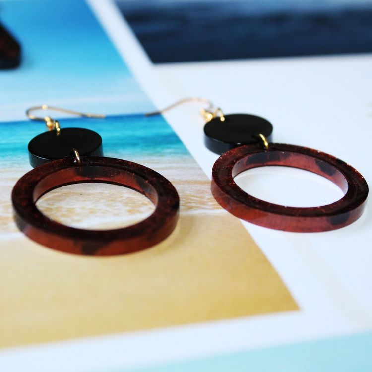 Набор для создания украшений из эпоксидной смолы «Серьги #3», FancyOn — картинка 5