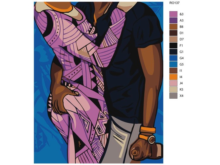 Картина по номерам «Галантность» — картинка 2