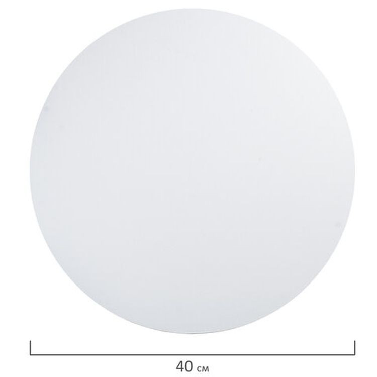 Холст на картоне BRAUBERG ART CLASSIC, 40 см, грунтованный, круглый, 100% хлопок, мелкое зерно — картинка 4