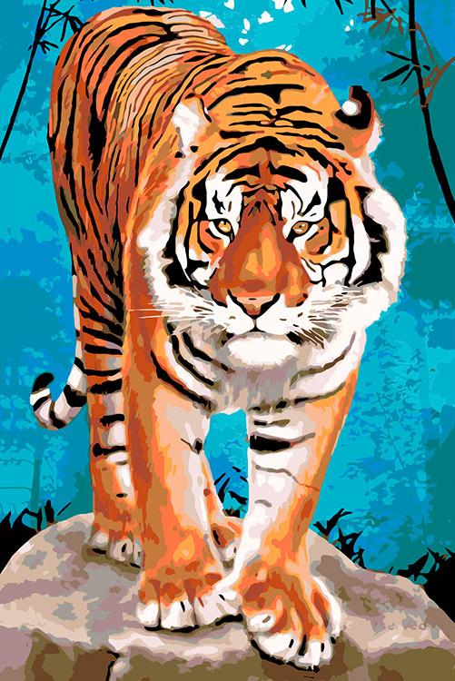 Картина по номерам «Суматранский тигр»