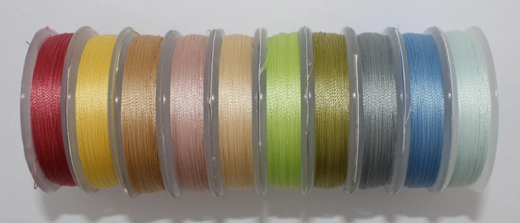 Нить для бисера Tytan 100 Микс2 пастельные тона 100 м (10 шт.) — картинка 2