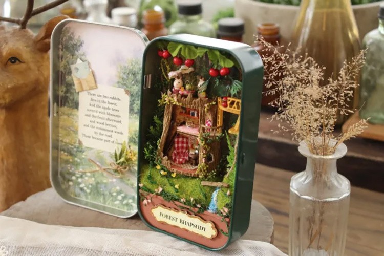 Сборная модель Румбокс. Домик в шкатулке «Лесная рапсодия» — картинка 6