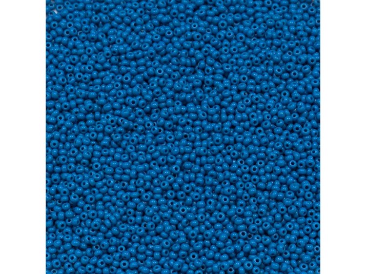 Бисер Чехия круглый 311-19001 1,7 мм 13/0, 50 г, цвет: 33220 темно-голубой