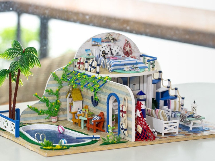 Набор для создания миниатюры (румбокс) «Вилла» — картинка 14