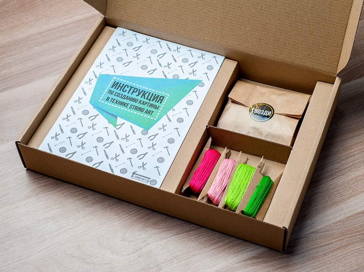 Набор для творчества STRING ART «Ананас» — картинка 3