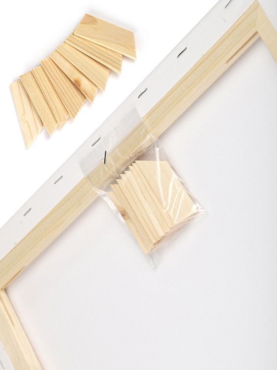 Холст на подрамнике Magic4Hobby 40х50 см, хлопок 100%, мелкое зерно — картинка 4