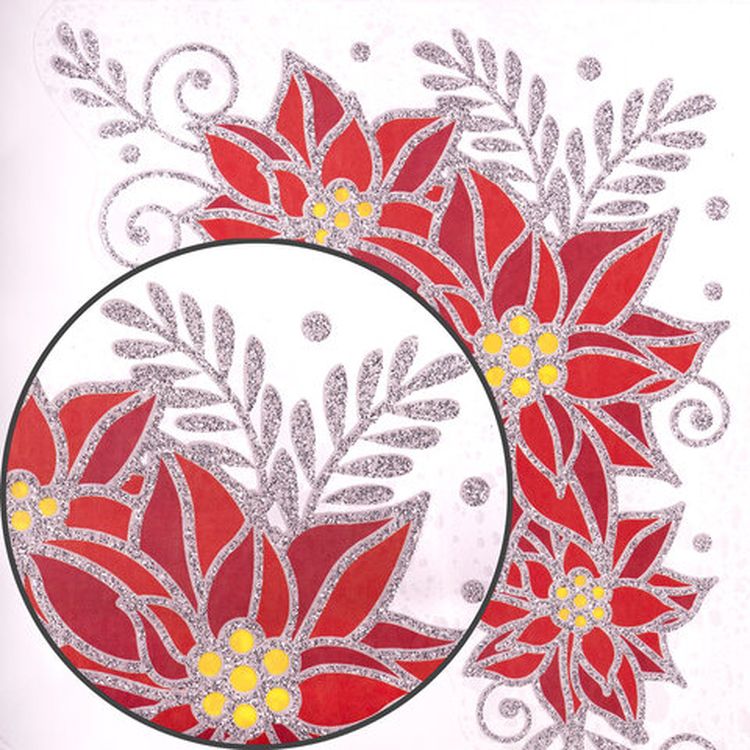 Украшение для окон и стекла «Снегурочка на коньках» — картинка 5