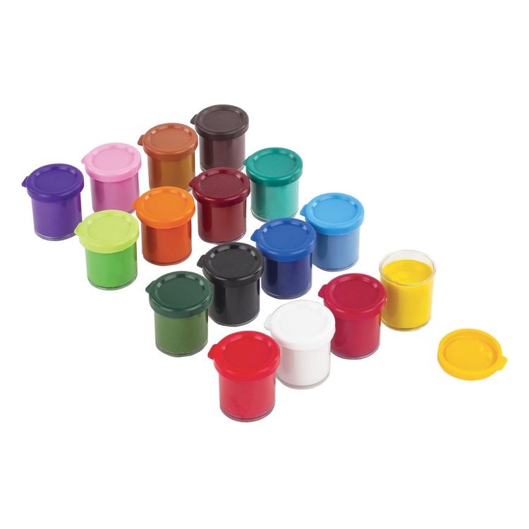 Гуашь Юнландия «Школьная», 16 цв. по 17 мл — картинка 3