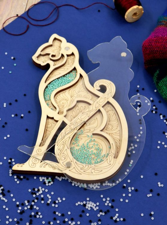 Органайзер для бисера с крышкой «Кошка» — картинка 2