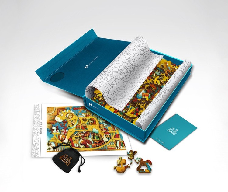 Деревянные пазлы DAVICI «Лошадка» — картинка 9