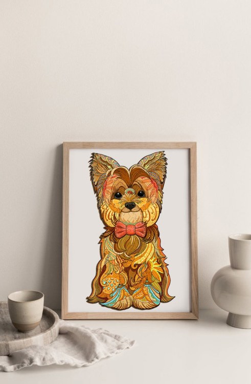 Деревянные пазлы «Йоркширский Терьер S», Woodbests — картинка 8