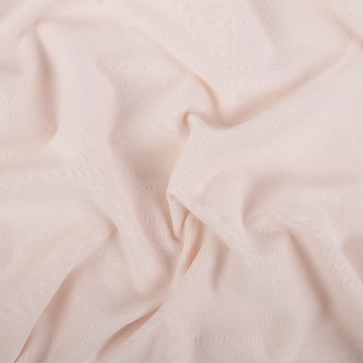 Трикотаж кукольный, 5 м x 165 см, 225 г/м2, 100% хлопок, цвет: №09 бледно-розовый, Peppy — картинка 3