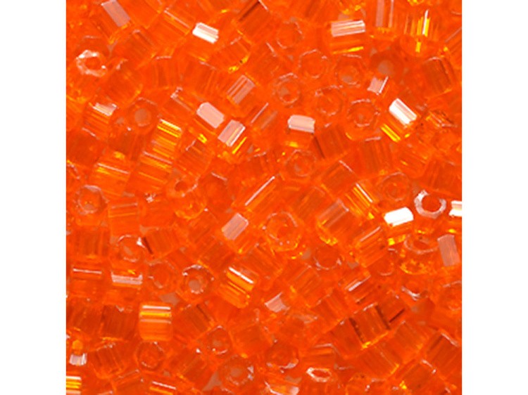 Бисер Чехия TWO CUTS 351-31001 2,3 мм 10/0, 50 г, цвет: 90030 ярко-оранжевый